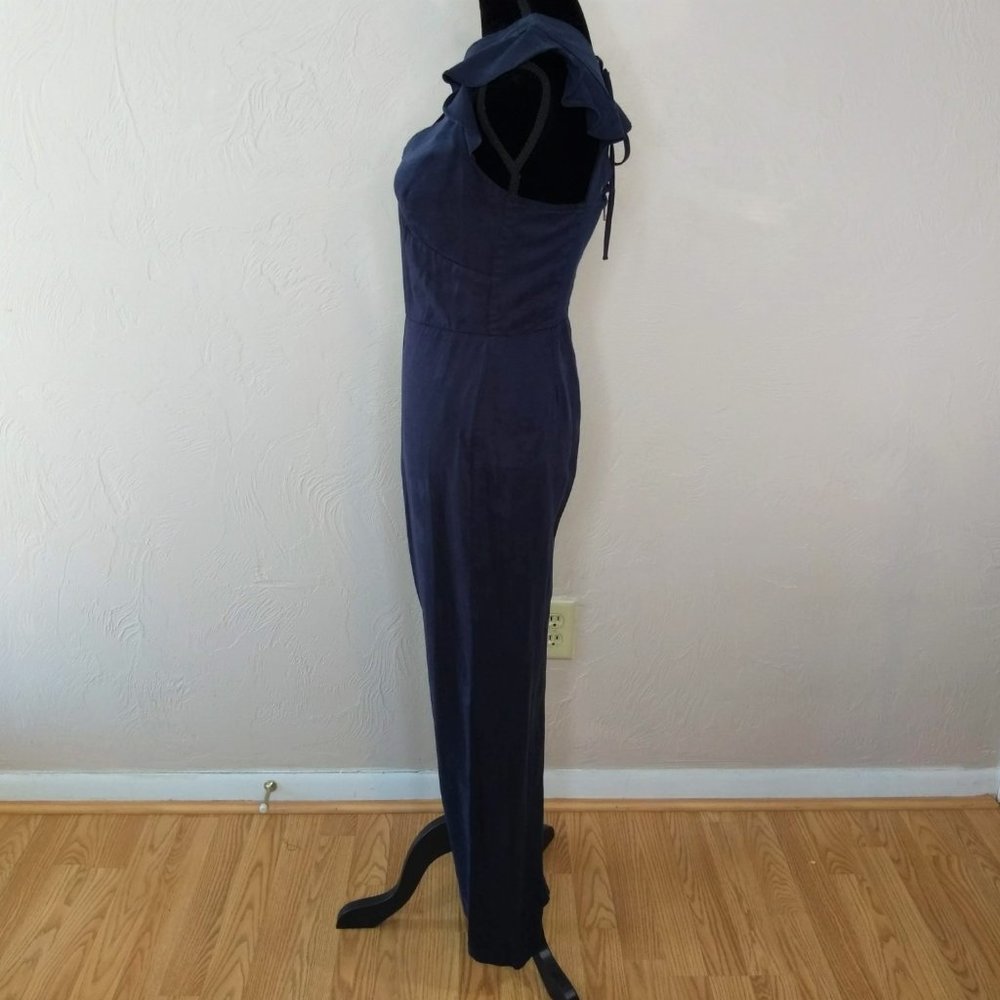 Pam & Gela Ruffled Cap Sleeve Jump Suit - Picture 6 of 10